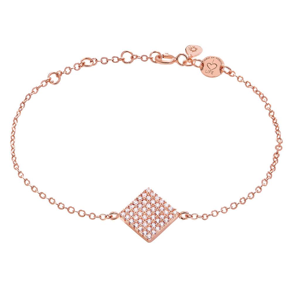 LaViida Armband Quadrat pavé